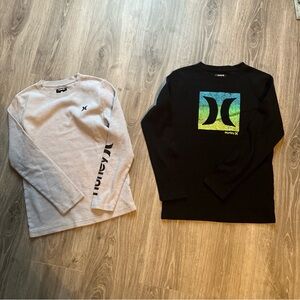 Hurley Black Waffle Knit Shirt